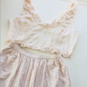 Abercrombie & Fitch Skirt & top match set. Size L.